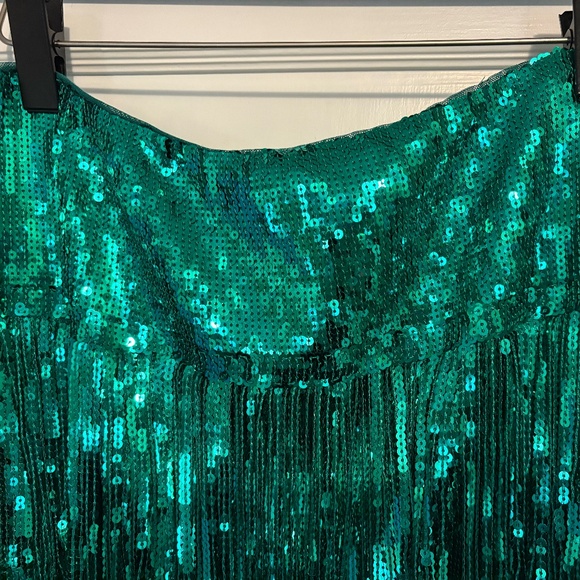 NWT Anthropologie Maeve Sequined Flapper Skirt size 14 - Picture 2 of 5